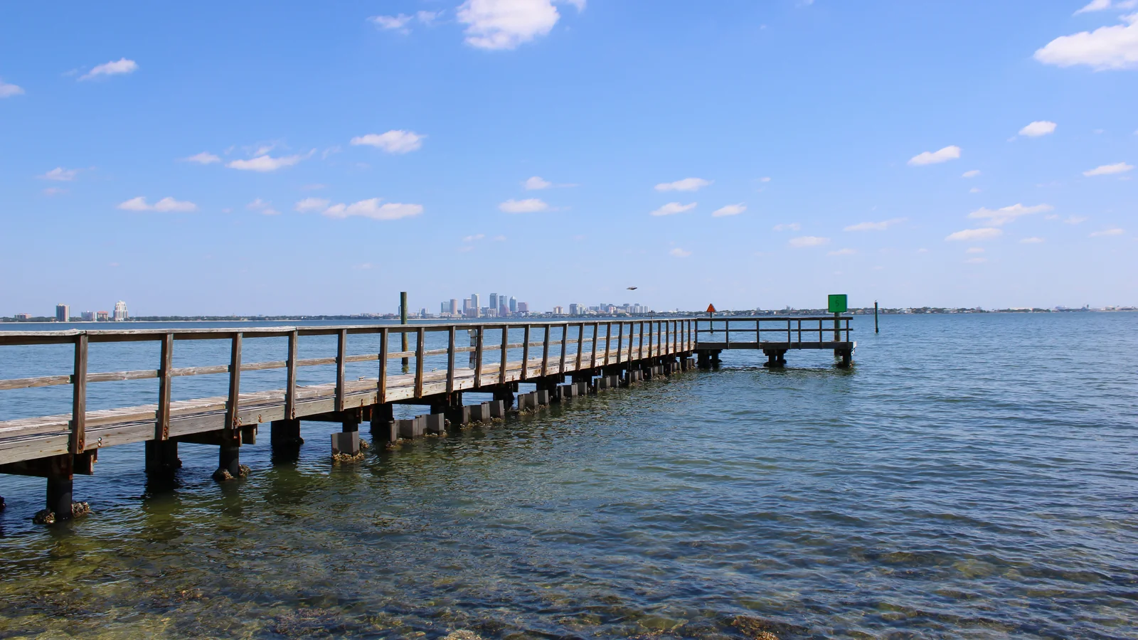 Tampa skyline seen from Ballast Point Park, April 2024.